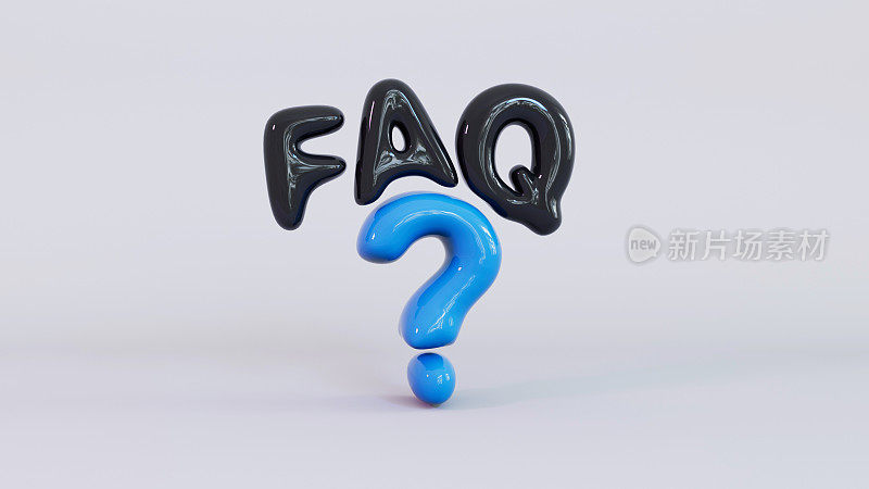 问号符号，FAQ, Q&A